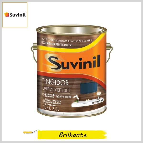 Verniz Tingidor Premium Brilhante, Galão 3.6lt