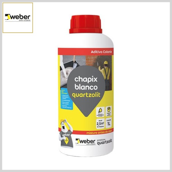 Adesivo de Aderência Chapix Blanco Quartzolit, 1lt