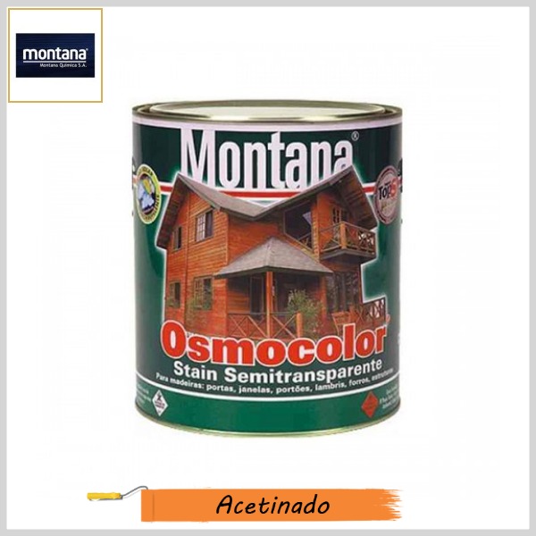 Stain Preservativo Osmocolor Semitransparente Acetinado, Lata 900ml