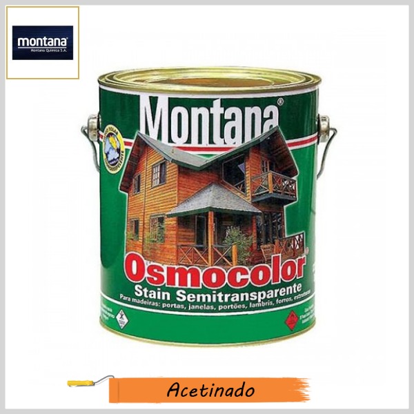 Stain Preservativo Osmocolor Semitransparente Acetinado, Galão 3.6lt