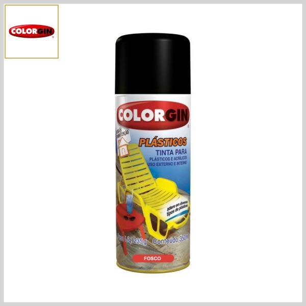 Tinta Spray Plásticos Fosco, Lata 235g_350ml