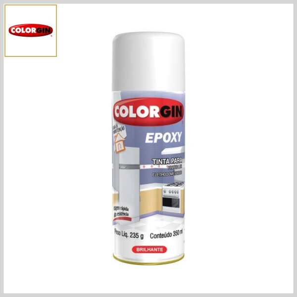 Tinta Spray Epóxi Brilhante, Lata 235g_350ml