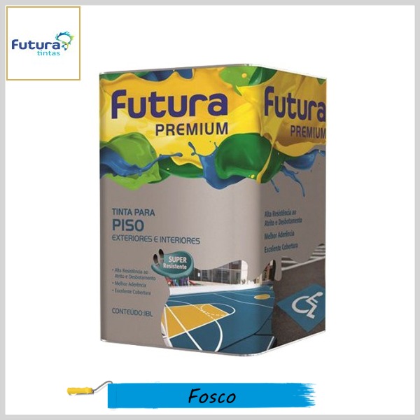 Tinta Acrílica para Piso Premium Fosco, 18lt