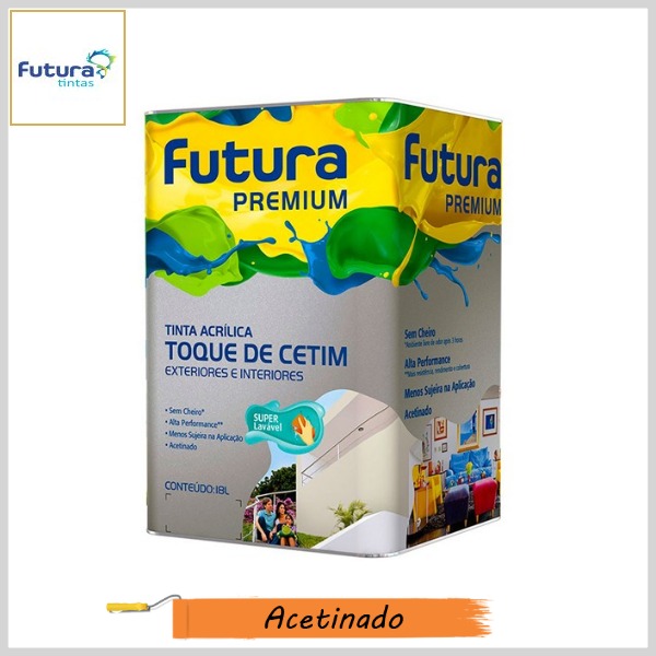 Tinta Acrílica Toque de Cetim Premium Acetinado, 18lt