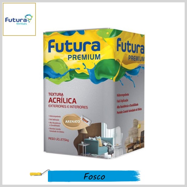 Textura Acrílica Arenato Premium Fosco, 27.5kg